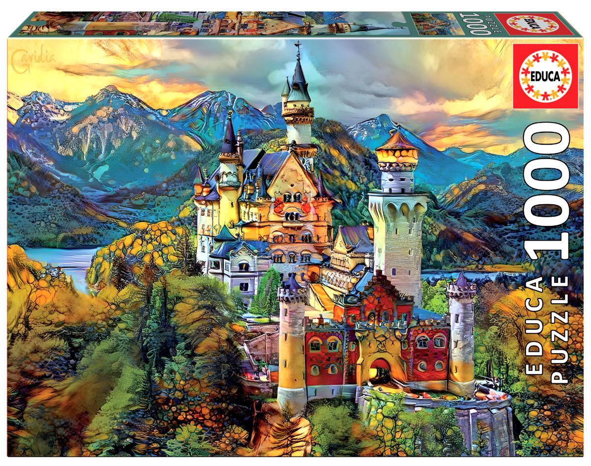 Educa, Puzzle, Zamek Neuschwanstein / Niemcy, 1000 el.