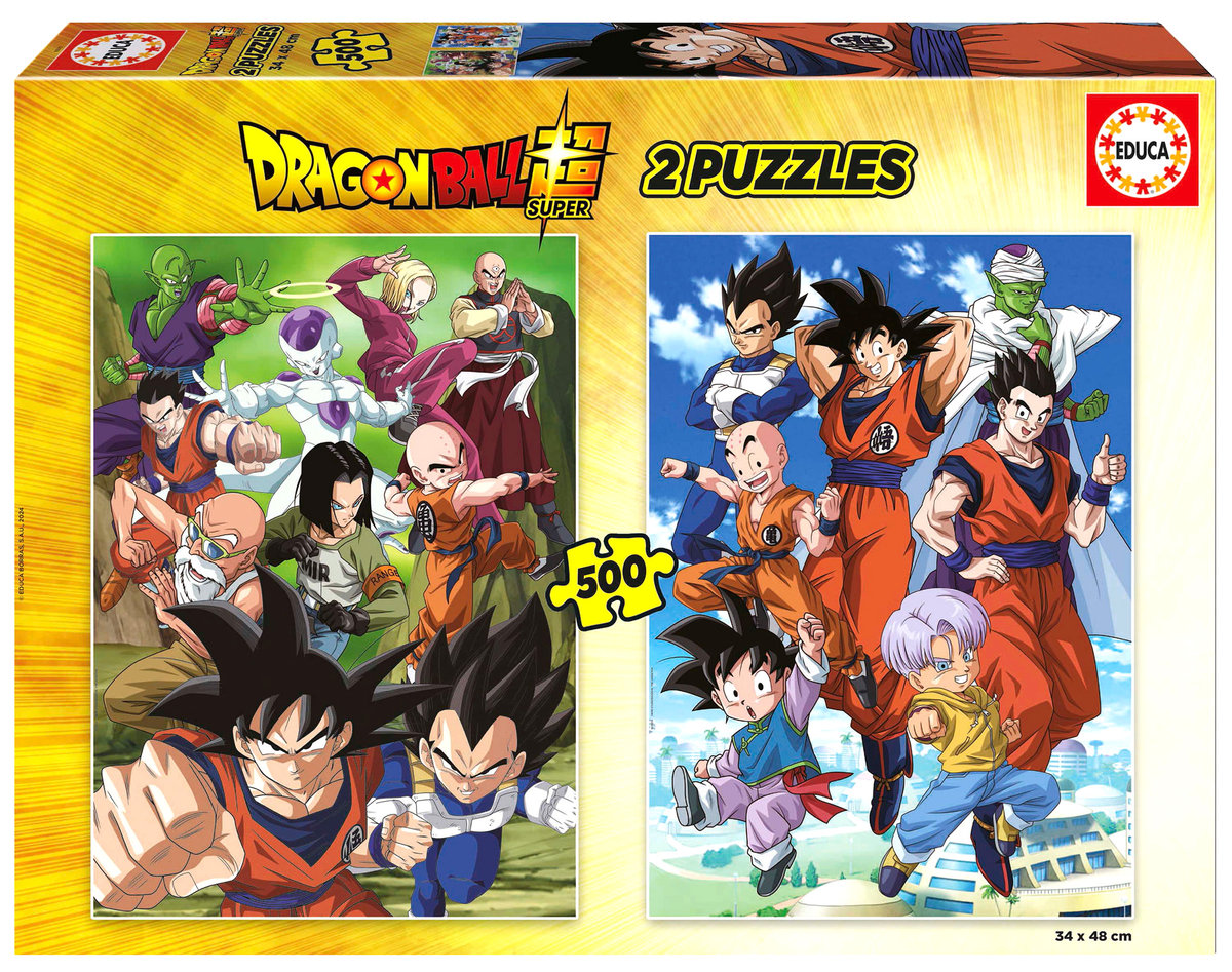 Educa, Puzzle, Dragon Ball Super, 2 x 500 el.