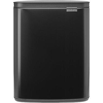 Kosz na śmieci Bo 12 l czarny mat