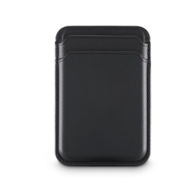 ETUI NA KARTY DO APPLE IPHONE 12-13-14-15, KOMPATYBILNE Z MAGSAFE, CZARNE H