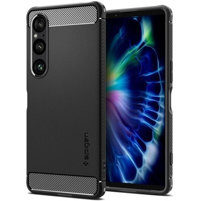 Spigen Etui Rugged Armor do Xperia 1 VI, czarne
