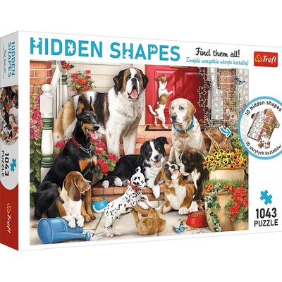 Trefl Puzzle Hidden Shapes Psia zabawa 5_781379