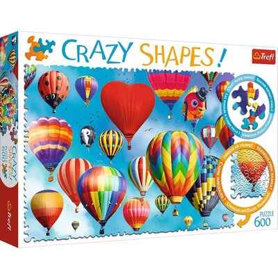 Trefl Puzzle 600 Crazy Shapes Kolorowe balony