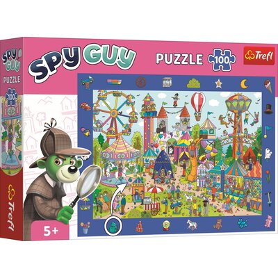 Trefl, Obserwacyjne 100, Spy Guy, Wesołe Miasteczko, Puzzle