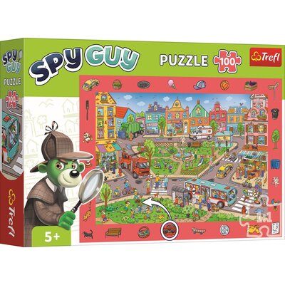 Trefl, Puzzle Obserwacyjne, Spy Guy, Miasto, 24 El.