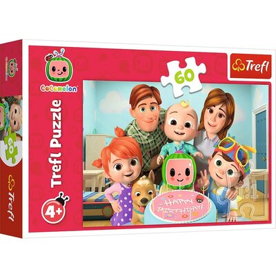 Puzzle 60 Cocomelon, Wspaniały dzień TREFL
