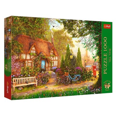 Trefl, 1000 Premium Plus, Domek Pod Strzechą, Puzzle
