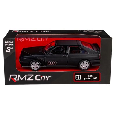RMZ City Audi Quattro Coupe (1980-1991) Matte czarny w skali 1:35 Daffi