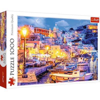 Puzzle 1000 elementów Wyspa Procida nocą Włochy (10794). od 12 lat