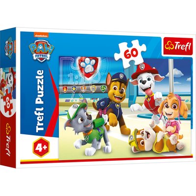 Puzzle 60 elementów W świecie piesków Psi Patrol (Paw Patrol) (17392). od 4 lat