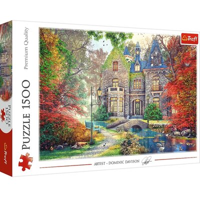 Puzzle 1500 elementów Jesienny Dworek (26213). od 12 lat