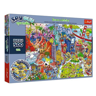 Puzzle 500 Spy Guy Lost Items Usa Rodzina Treflików 37480