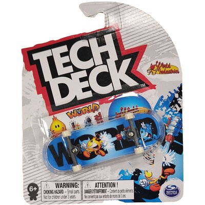 Tech Deck deskorolka fingerboard World Industries WORLD + naklejki