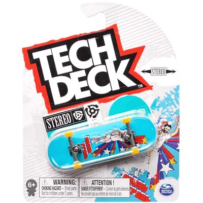 Tech Deck deskorolka fingerboard Stereo Coach+ naklejki