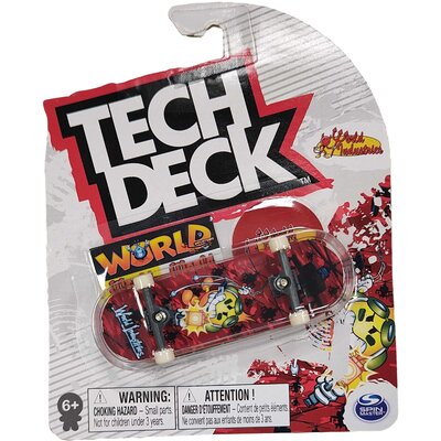 Tech Deck deskorolka fingerboard World Industries Wojna + naklejki