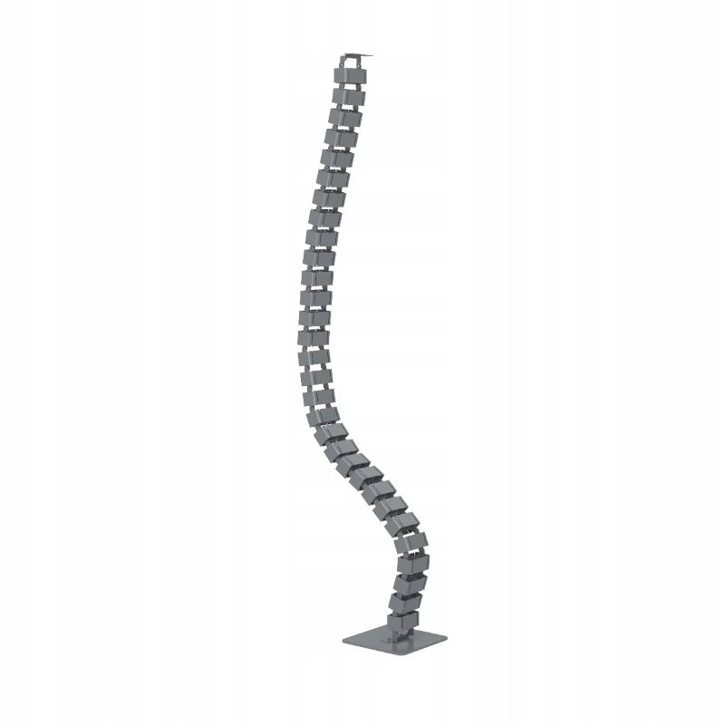 Maskownica do kabli kręgosłup kablowy srebrny 132,5 cm
