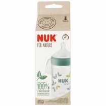 Nuk Butelka ze smoczkiem silikonowym M For Nature 10742005 260 ml