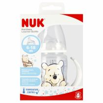 Nuk Butelka 6m z uchwytem First Choice Kubuś popielata 10743945 150 ml