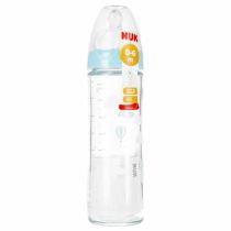 Nuk Butelka szklana ze smoczkiem 0-6m New Classic 10745080 240 ml