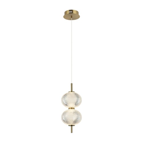 Lazie lampa wisząca 2xLED/10W mosiądz PND-29038-2-GD