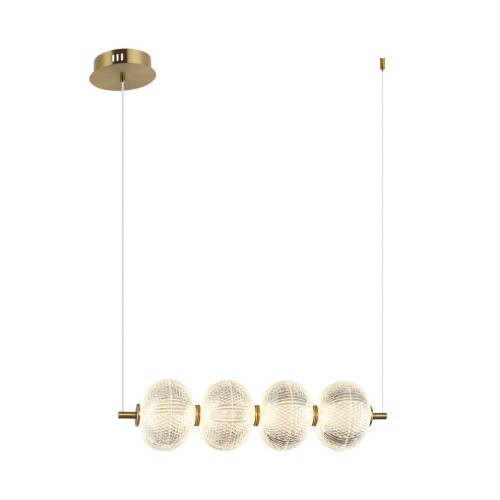 Lazie lampa wisząca 4xLED/19W mosiądz PND-29038-4-GD