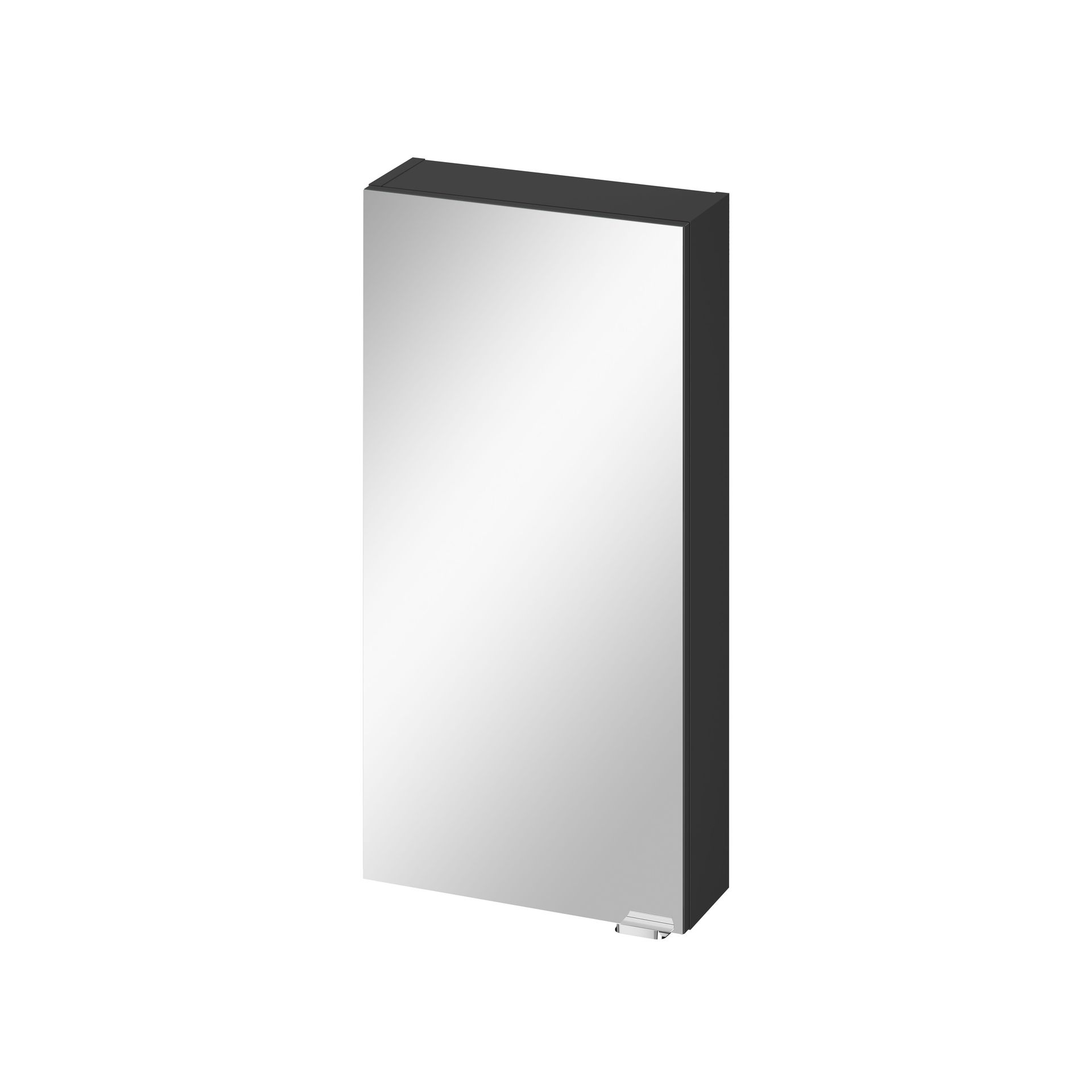 Szafka łazienkowa wisząca z lustrem Cersanit Larga 40 cm antracyt S164-033