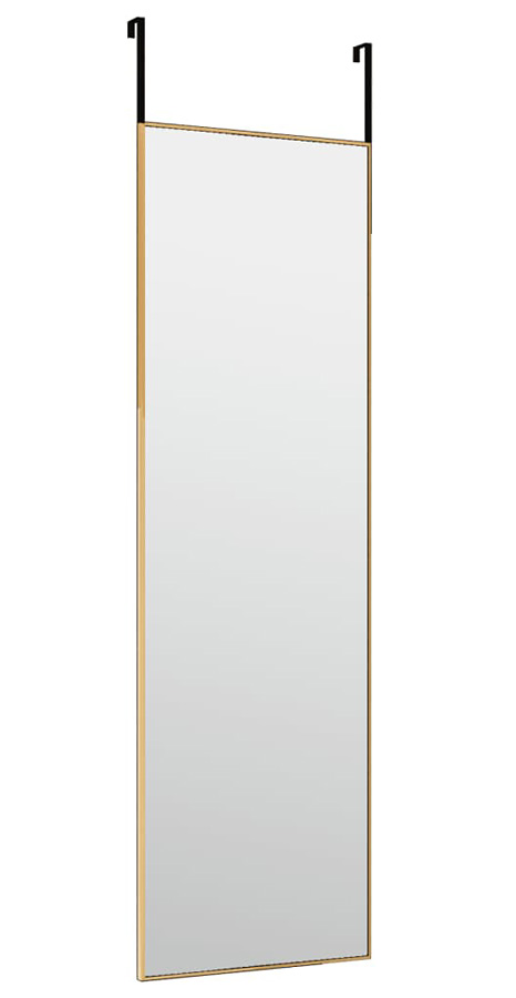 Nowoczesne złote lustro wiszące na drzwi R1-E69