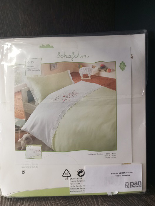 Pościel LORENA 100x135 bawełniana - OUTLET : Rozmiar - 100x135