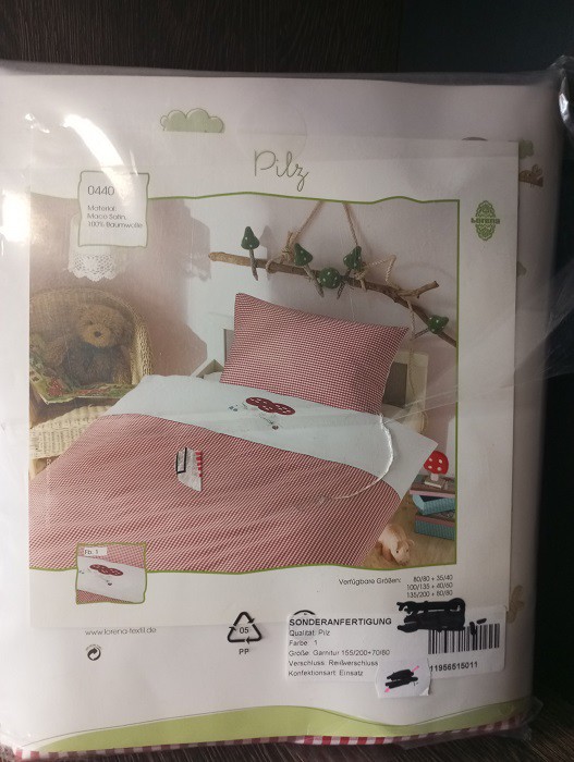 Pościel LORENA 155x200 bawełniana - OUTLET : Rozmiar - 155x200