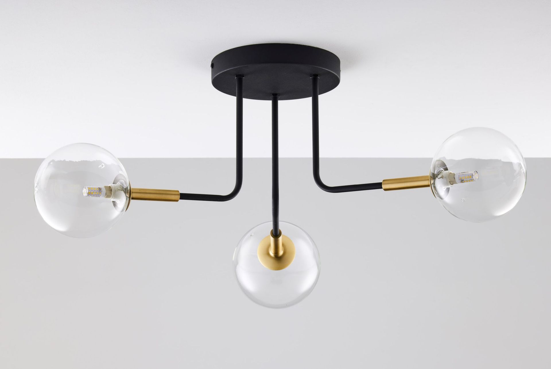 Trójramienna lampa do sypialni JUP 2039 BU 3 CZ/MS TR