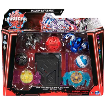 Zestaw Bakugan Battle Pack Gra strategiczna + Figurki Special Attack Dragonoid