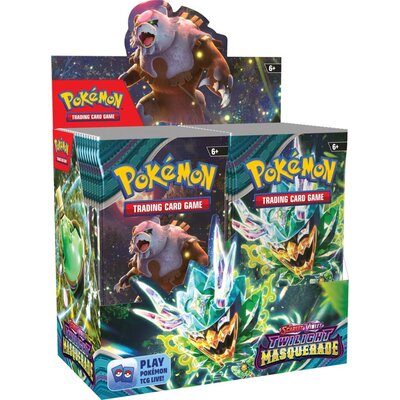 Gra karciana POKEMON TCG Scarlet & Violet Twilight Masquerade Booster (1 zestaw)