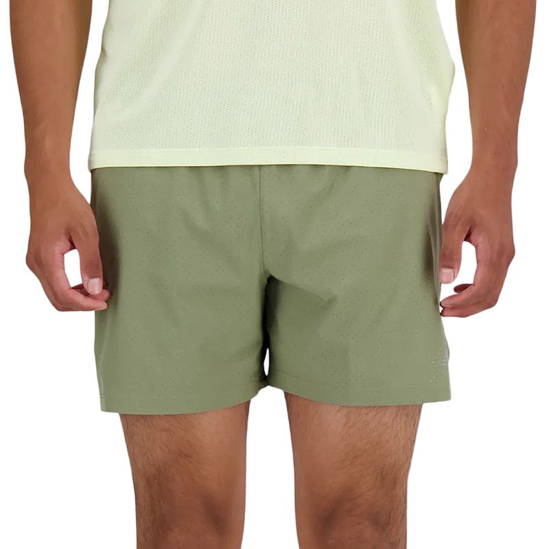 Spodenki New Balance MS41286DEK - zielone