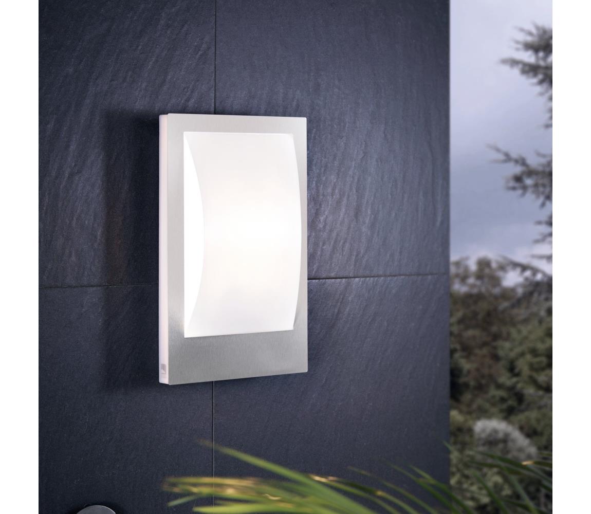 Eglo 79591 - Kinkiet zewnętrzny FLAMMIGNANO 1xE27/9W/230V IP44 chrom