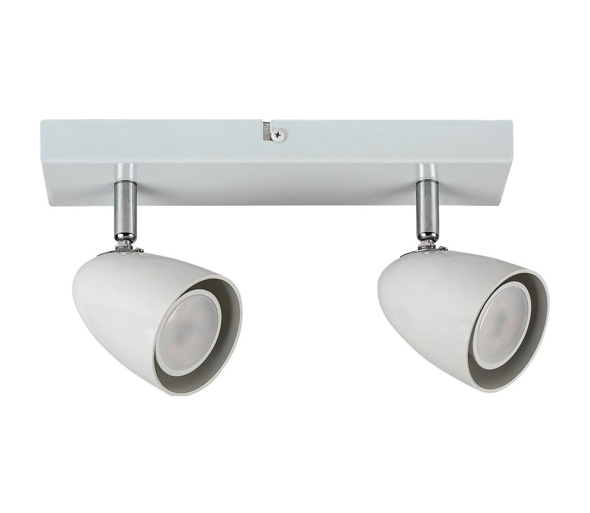 Rabalux 73018 - Oświetlenie punktowe PERICO 2xGU10/5W/230V biały
