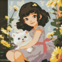 Ideyka Diamentowa mozaika - W ciepłym uścisku 30x30cm