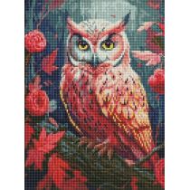 Ideyka Diamentowa mozaika - Kolorowa sowa 30x40cm