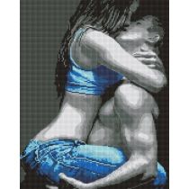 Ideyka Diamentowa mozaika - Gorący uścisk 40x50cm