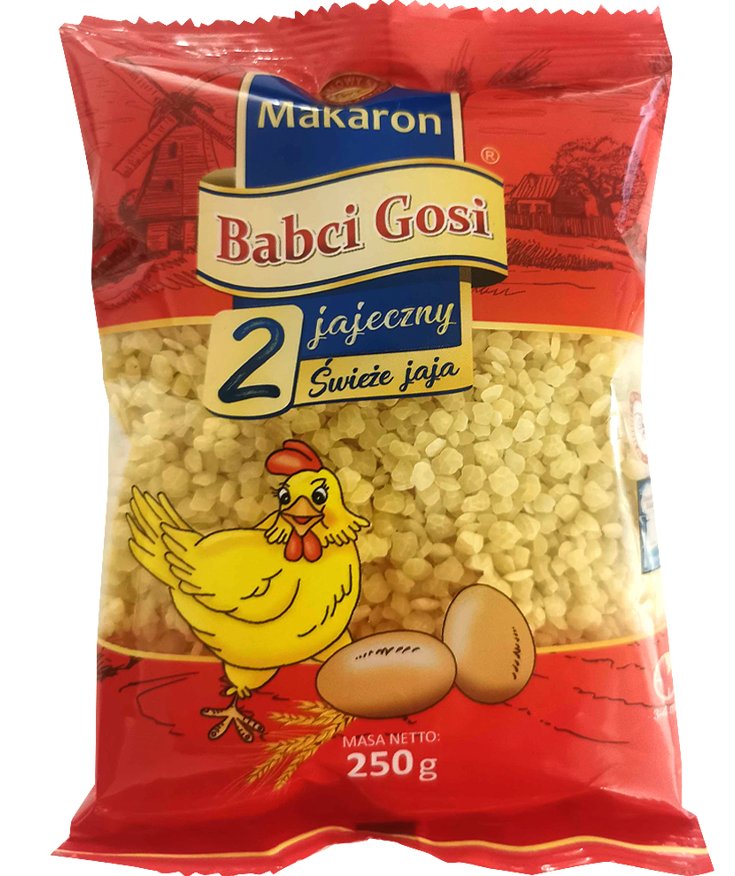 MAKARON BABCI GOSI 2-JAJECZNY ZACIERKA 250G