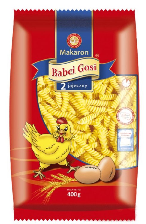 MAKARON BABCI GOSI 2-JAJECZNY ŚWIDEREK 400G