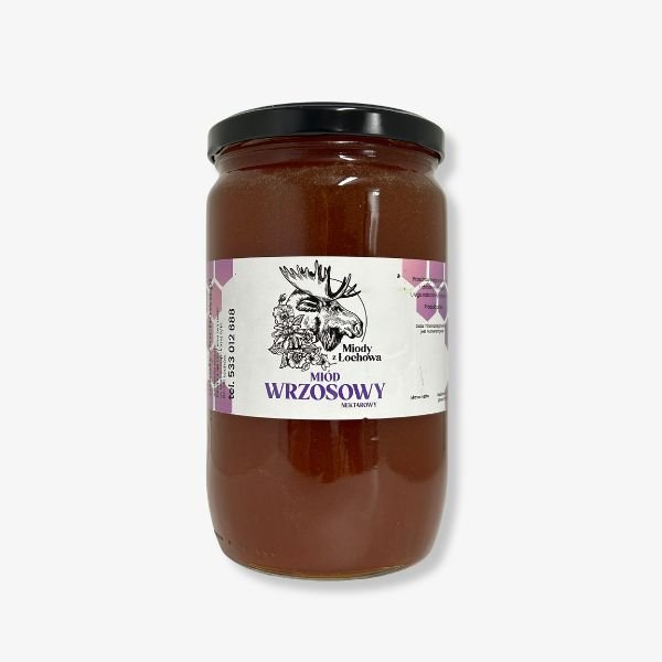 Miód wrzosowy 950g Miody z Łochowa