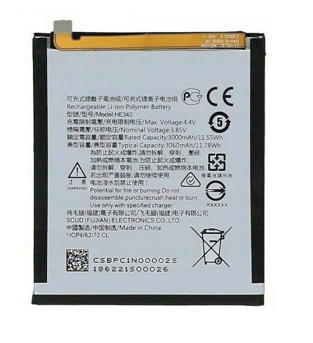 Bateria Nokia 6,1 3060 Mah