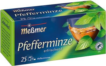 Herbata MESSMER Pfefferminze miętowa mięta pieprzowa 25x2,25g