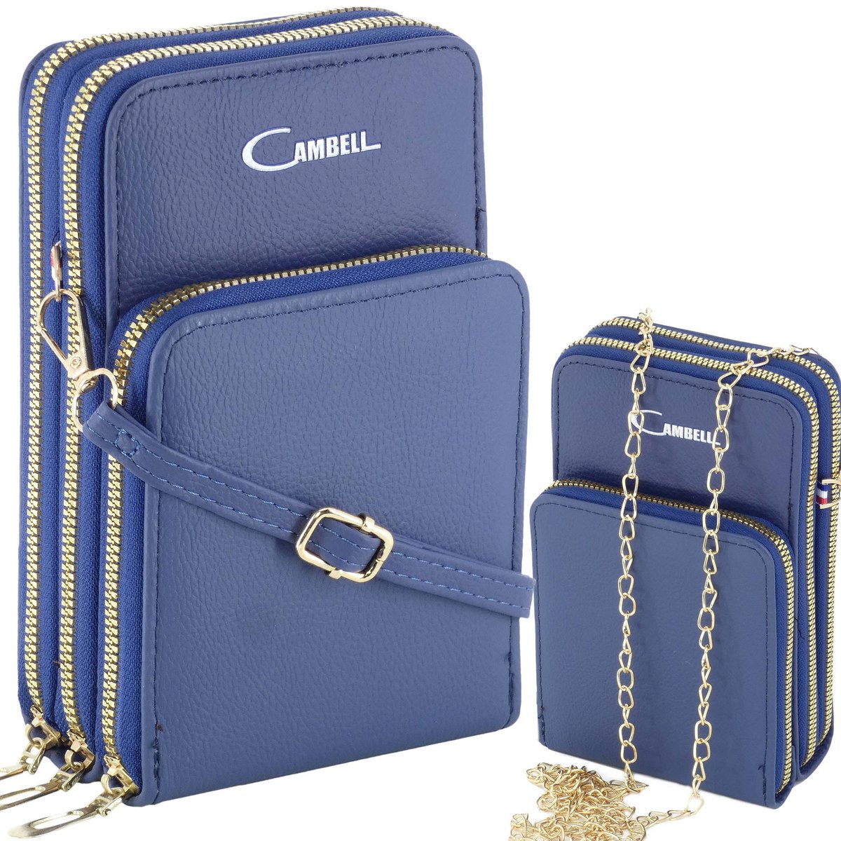 TOREBKA DAMSKA CAMBELL BAG NA TELEFON PORTFEL ETUI SKÓRA EKOLOGICZNA ZAMEK