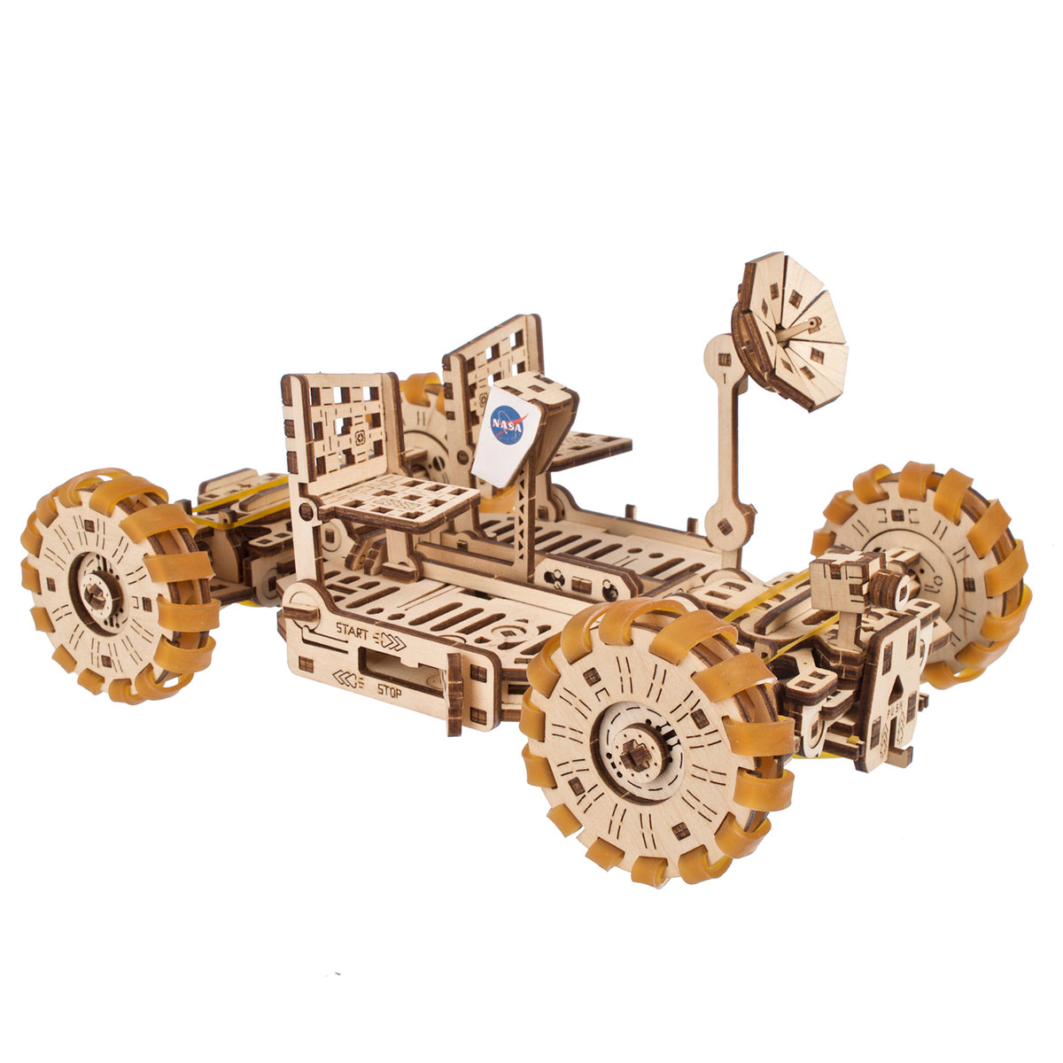 UGEARS Puzzle 3D NASA Łazik Księżycowy Model mechaniczny do składania