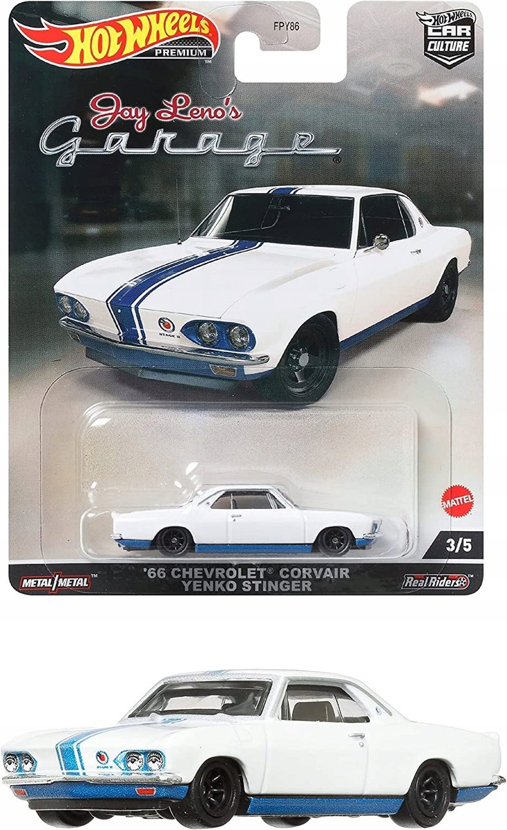 HOT WHEELS PREMIUM CAR CHEVROLET CORVAIR YENKO STINGER