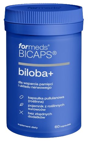 BICAPS BILOBA+, ForMeds - NOWE OPAKOWANIE