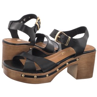 Sandały Czarne B9623__-F56-000-000-F81 (CI772-a) Carinii