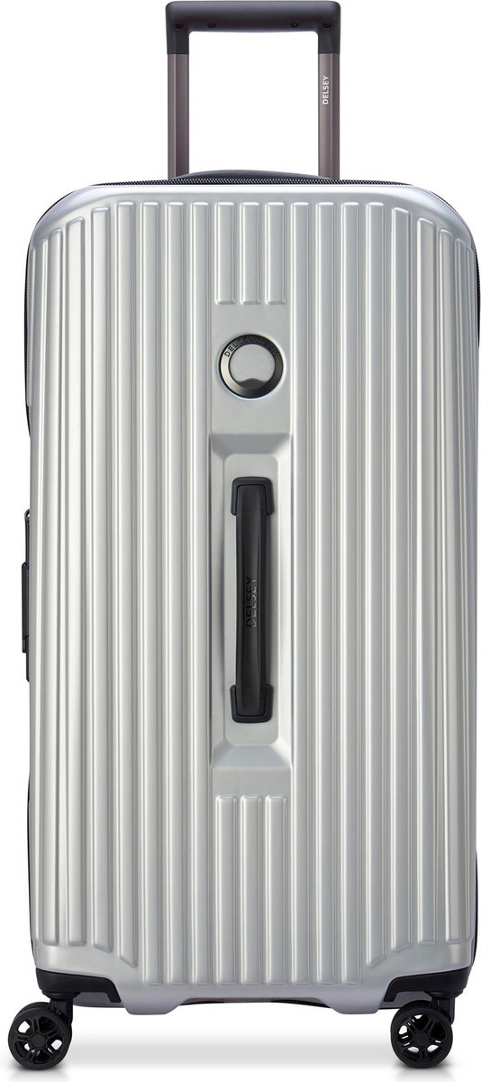 Walizka duża Delsey Securitime Zip 73cm Srebrna