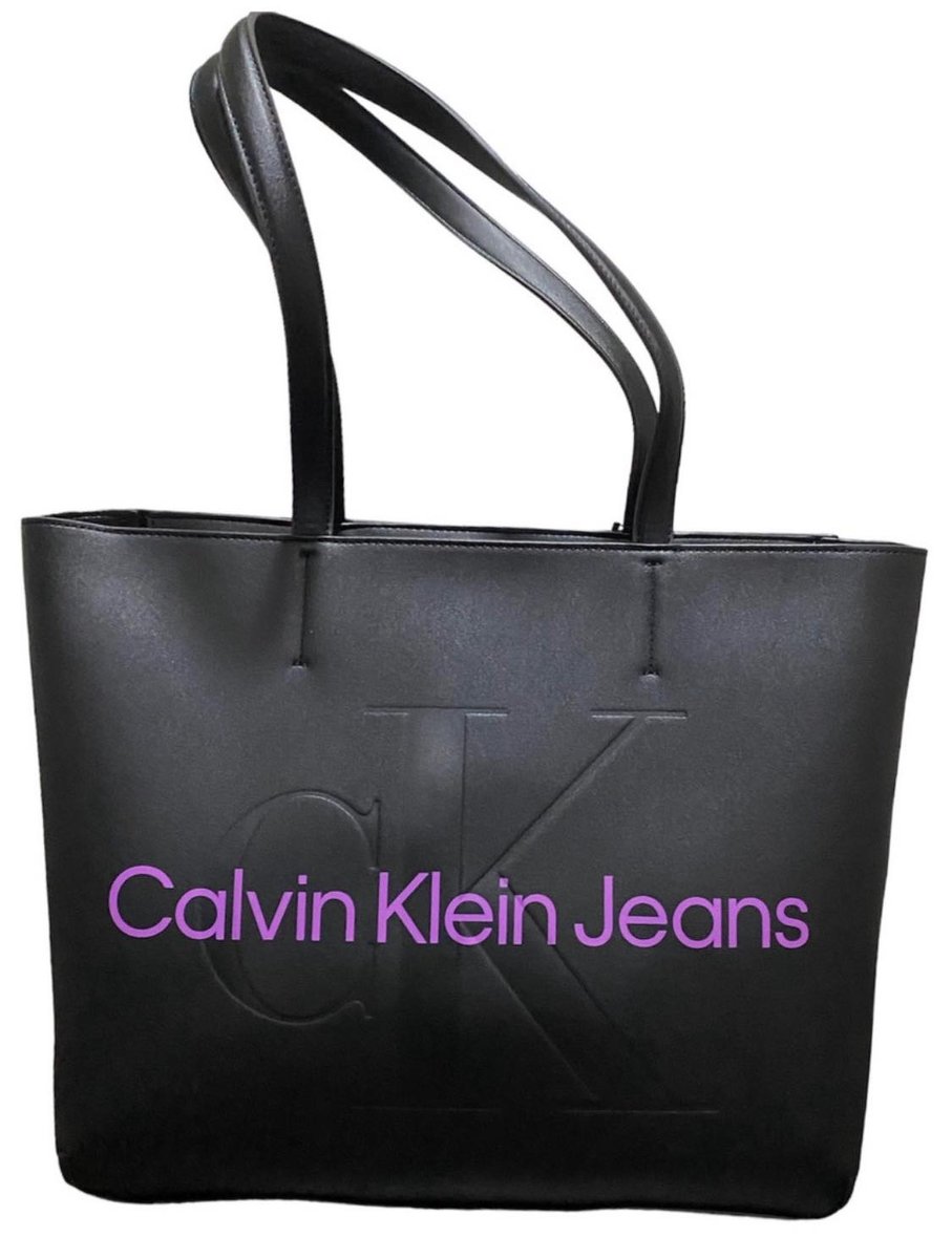 TOREBKA DAMSKA CALVIN KLEIN CK SKÓRA CKJ DUŻA SHOPPERKA ZW0ZW02485 BDS